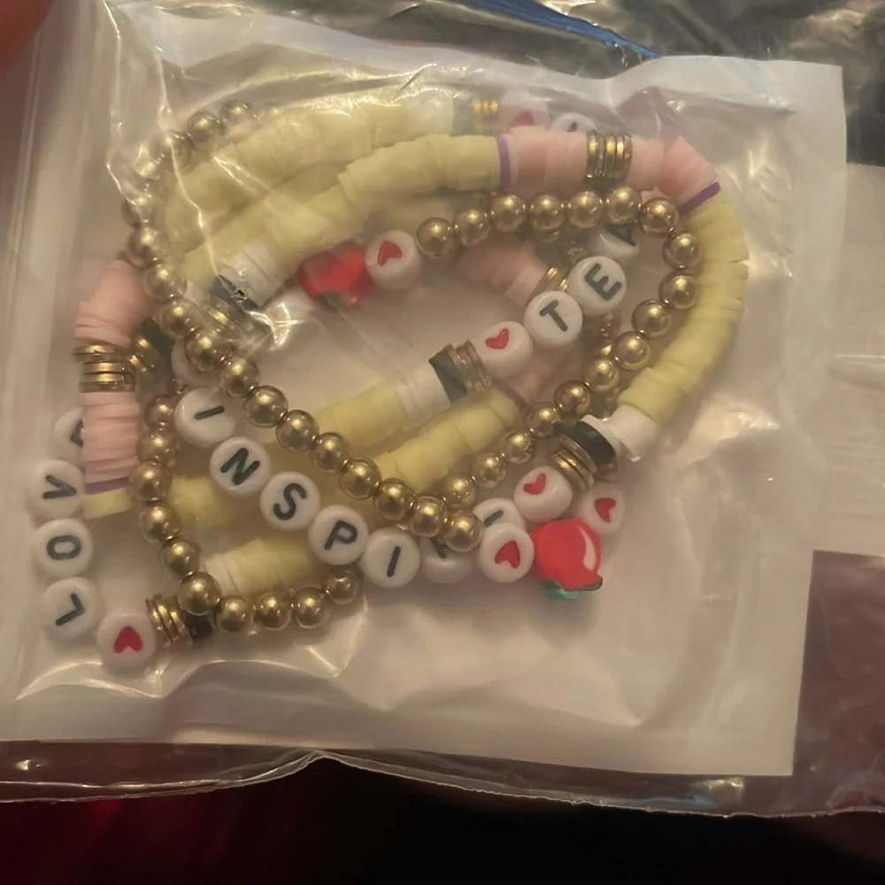 Teacher stackable bracelets - Picture 2 of 3